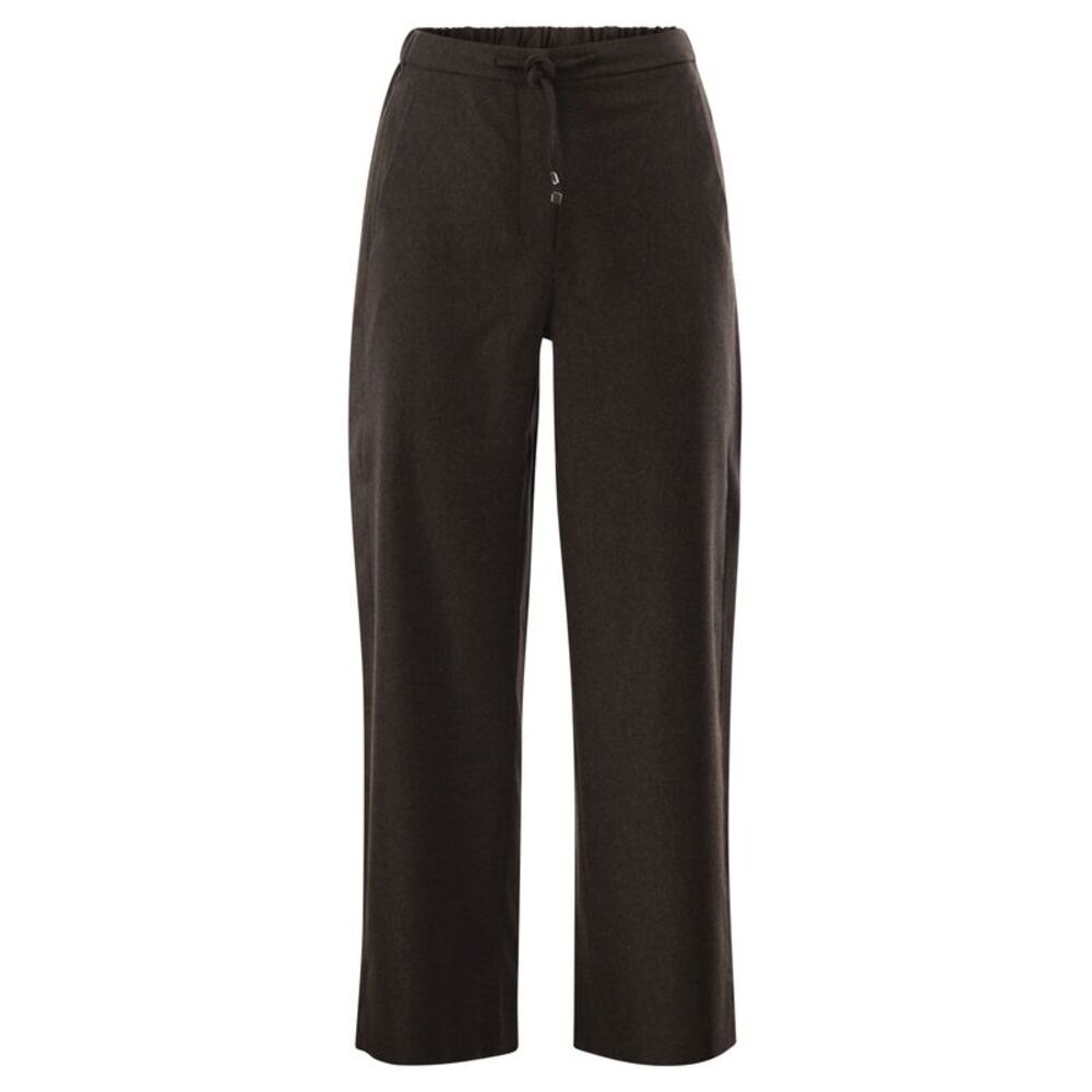 S Max Mara Women Smmfloria - Virgin Wool Stretch Trousers With Drawstring Waist